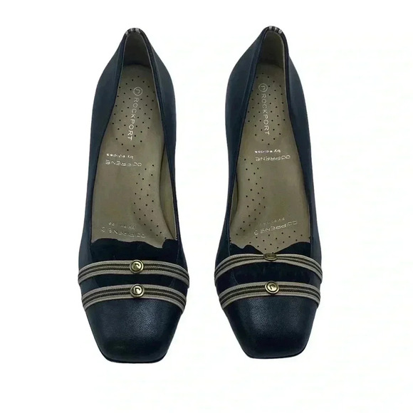 Rockport dapperPlatform 3.5” platform Odiprene Leather Insole k54022 pinup - Picture 4 of 7